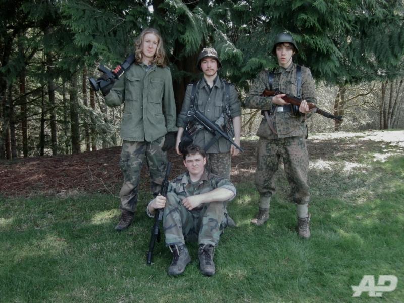Far Right with my new Dot44 camo