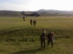 my CAP sqaudron getting off the black hawks at West VA