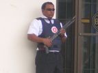 a costa rican bank guard