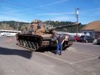 Me in front of an M60 Patton tank