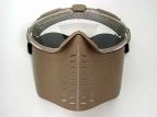 BATTLEAXE Pro-Goggle Full Face Mask with Fan Tan