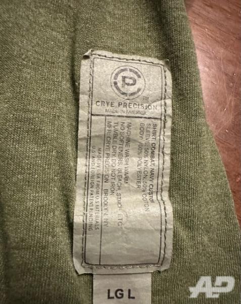 AOR2 Crye G2 L9 Combat Shirt Tag Lg-L